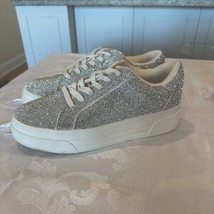Jessica Simpson Bedazzled rhinestone sneakers